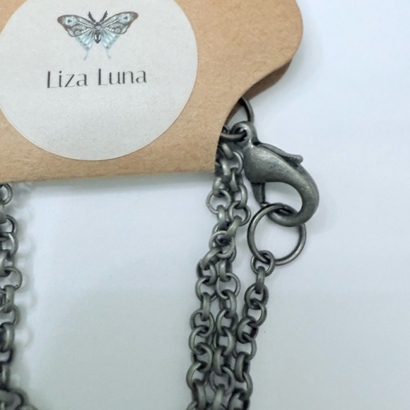 “Liza Luna Handmade” Pewter Finish Utensil Jewelry Set - Picture 5 of 8